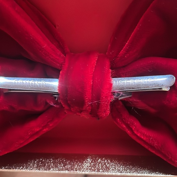 Vintage Red Bow tie by A La Scala Original - Picture 4 of 7